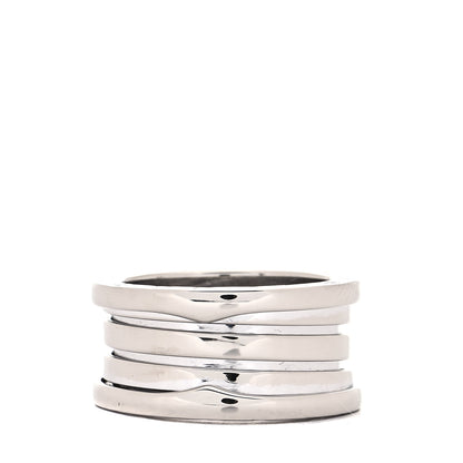 Bulgari 18K White Gold B.Zero1 Four-Band Ring 53 6.25 1 of 5