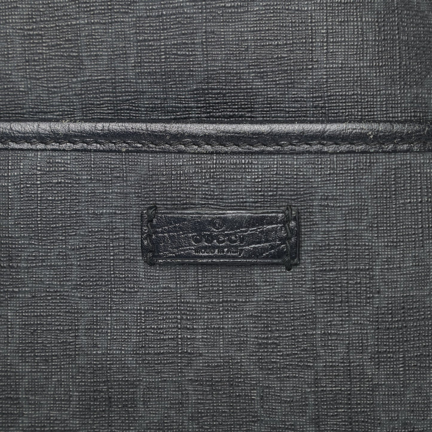 GG Plus Monogram Medium Flat Messenger Bag Black