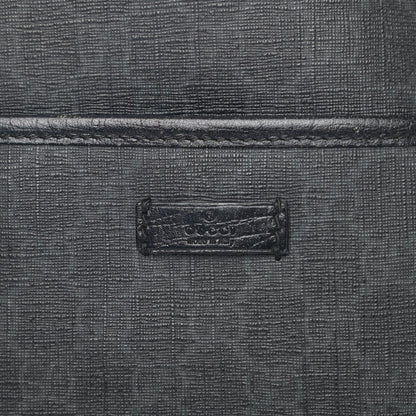 Gucci GG Plus Monogram Medium Flat Messenger Bag Black 7 of 14