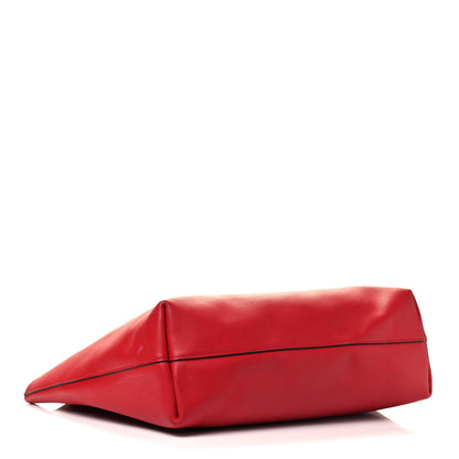 Saint Laurent Calfskin Large Shopping Tote Rouge Eros 4 of 7