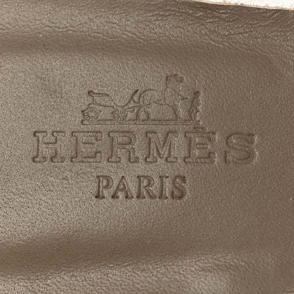 Hermes Calfskin Oasis Sandals 40.5 White 9 of 9