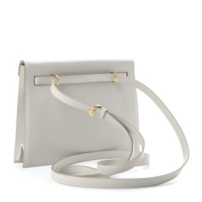 Hermes Evercolor Kelly Danse II Belt Bag Gris Perle 3 of 10