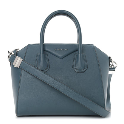 Givenchy Sugar Goatskin Small Antigona Oil Blue 1 of 10