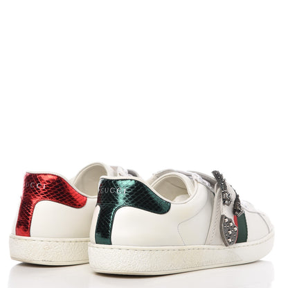 Gucci Calfskin Ayers Web Mens Dionysus Ace Sneakers 9 White 4 of 10