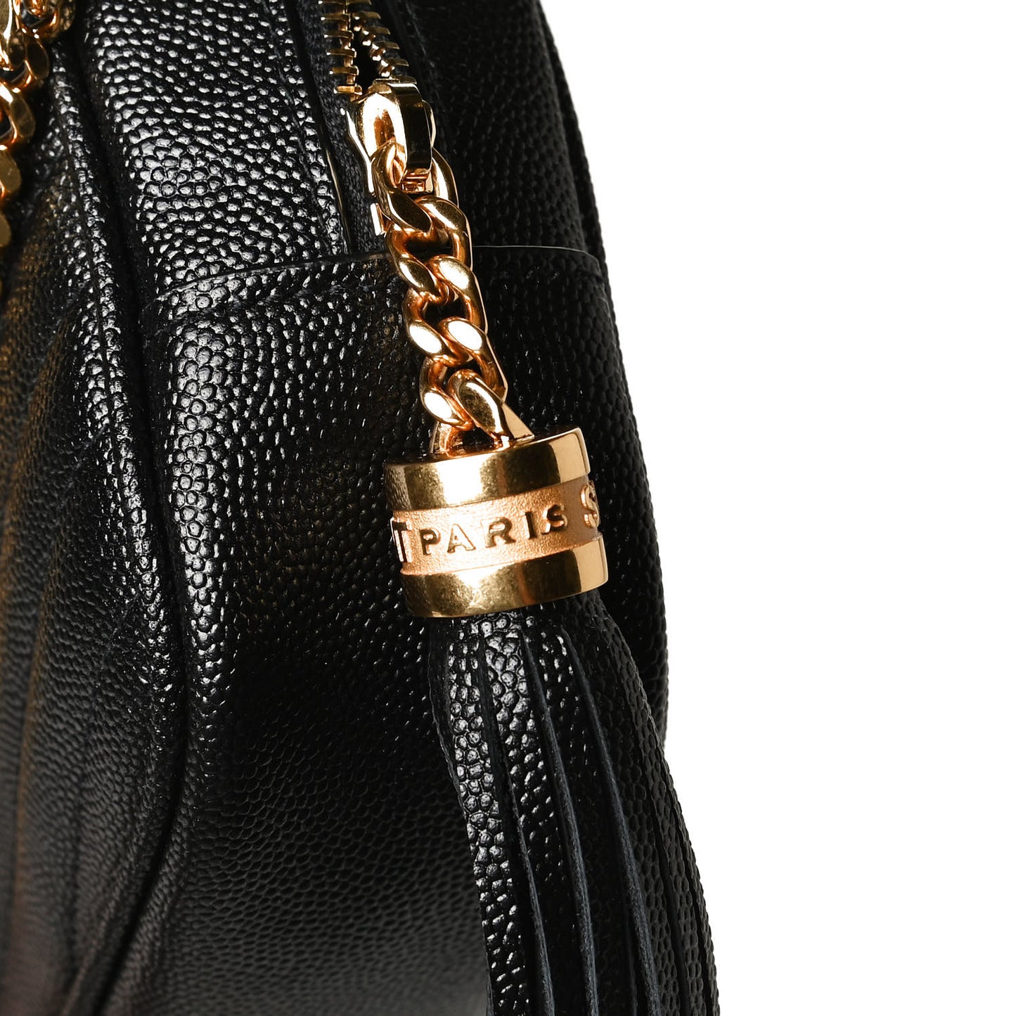 Grain De Poudre Matelasse Monogram Mini Lou Camera Bag Black