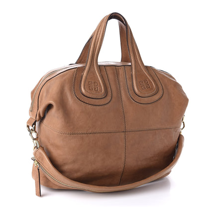 Givenchy Wrinkled Lambskin Medium Nightingale Tan 3 of 10