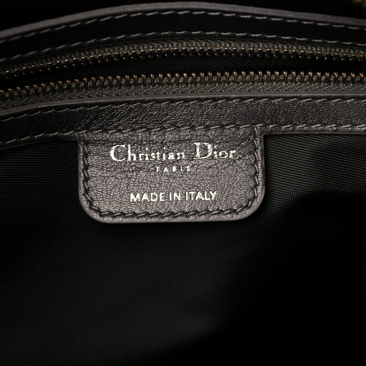 Christian Dior Coated Canvas Cannage Large Dior Soft Shopping Tote Grey 5 of 8