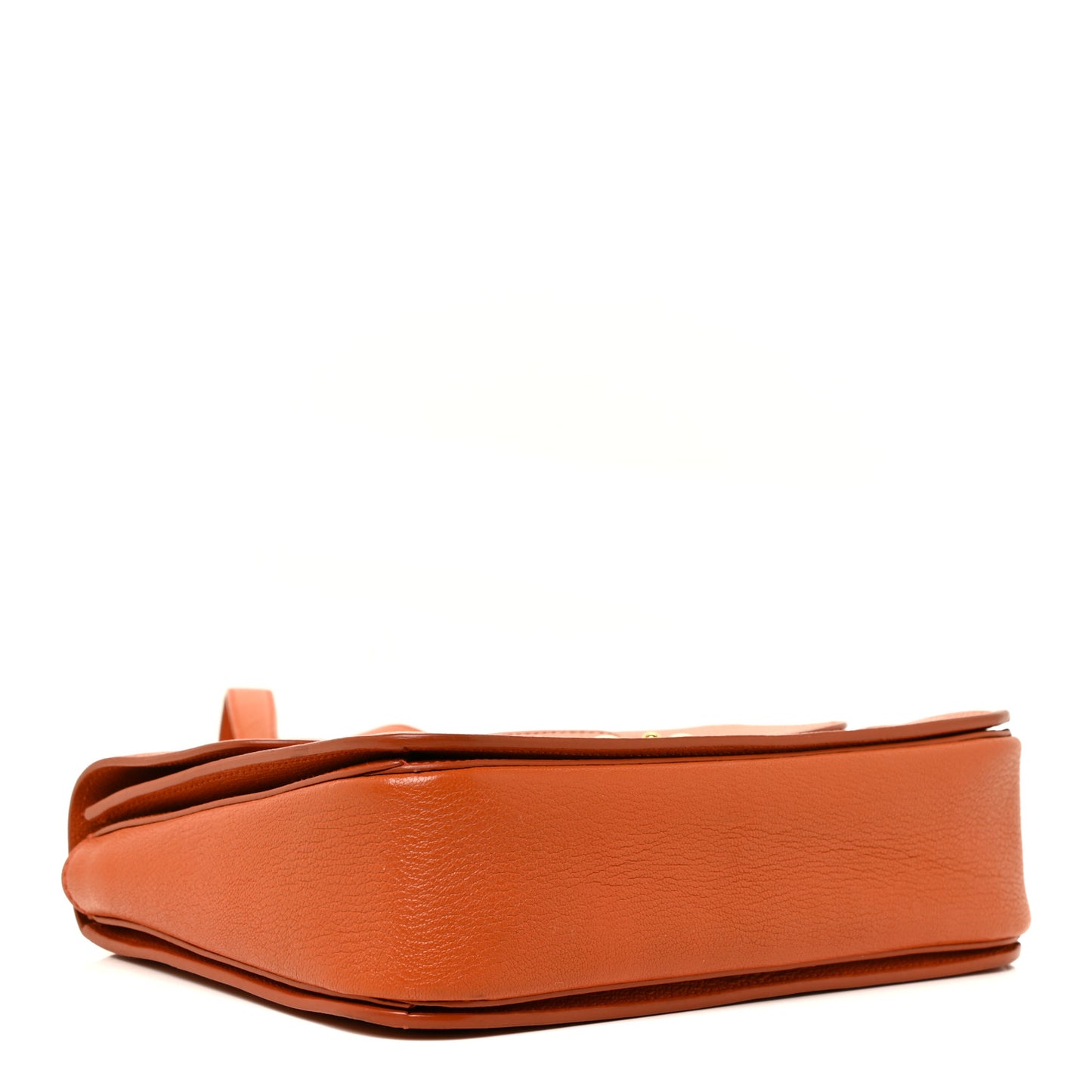 Goatskin Madras Shoulder Bag Papaya