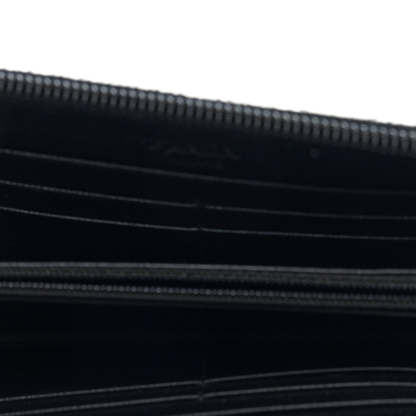 Tessuto Nylon Zip Around Wallet Black