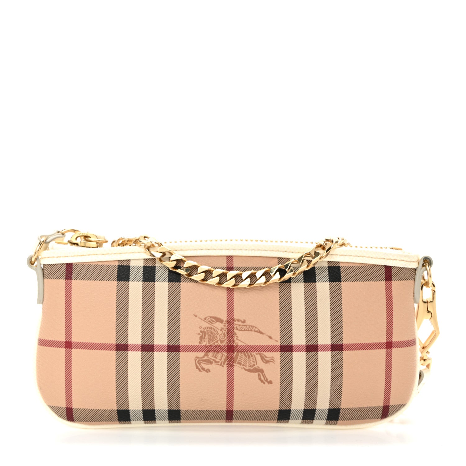 Burberry Haymarket Check Pochette White 1 of 11