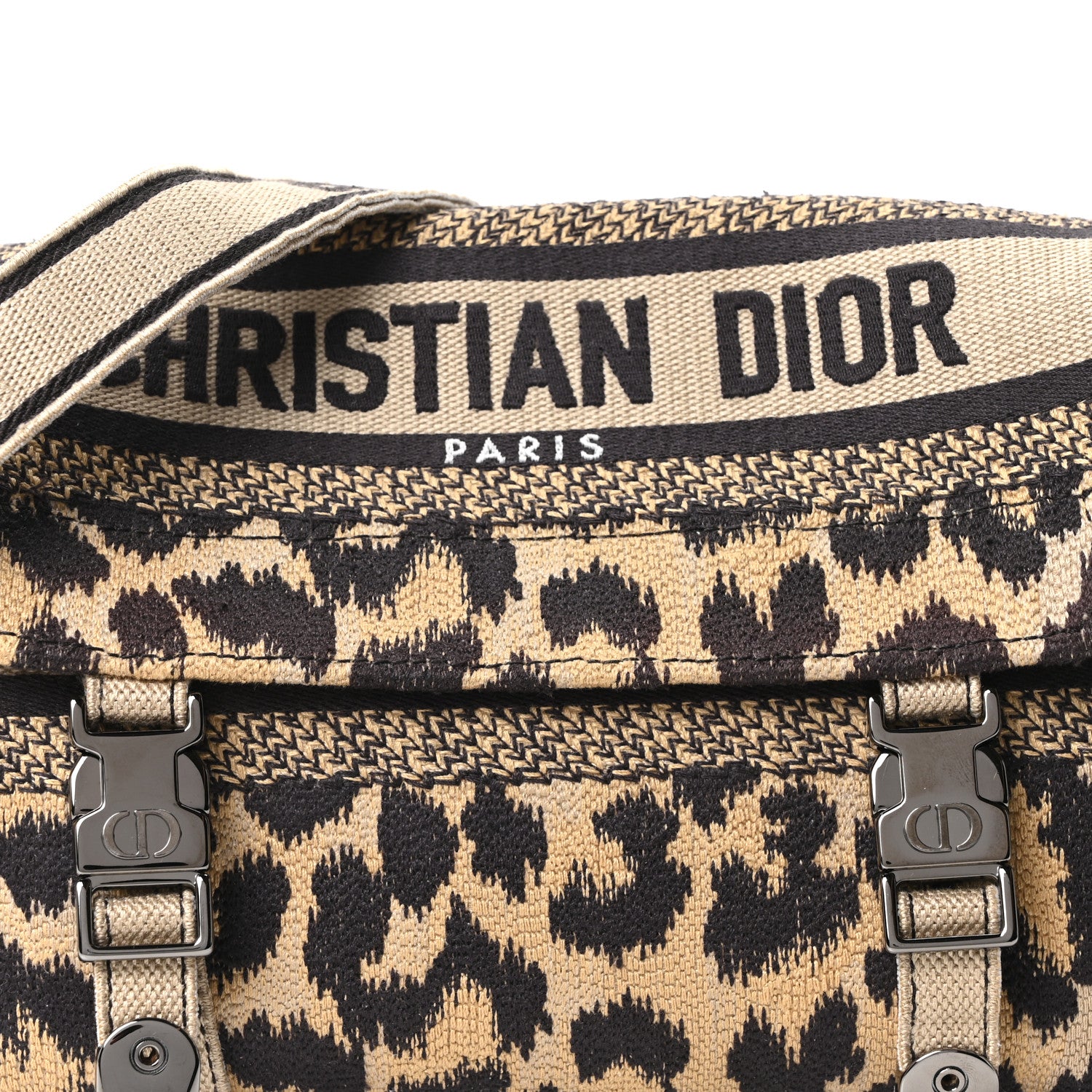 Christian Dior Canvas Mizza Embroidered Small Diorcamp Messenger Beige 8 of 10