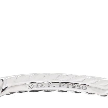 David Yurman Platinum Diamond 2.2mm Eden Eternity Wedding Band Ring 49 5 5 of 5
