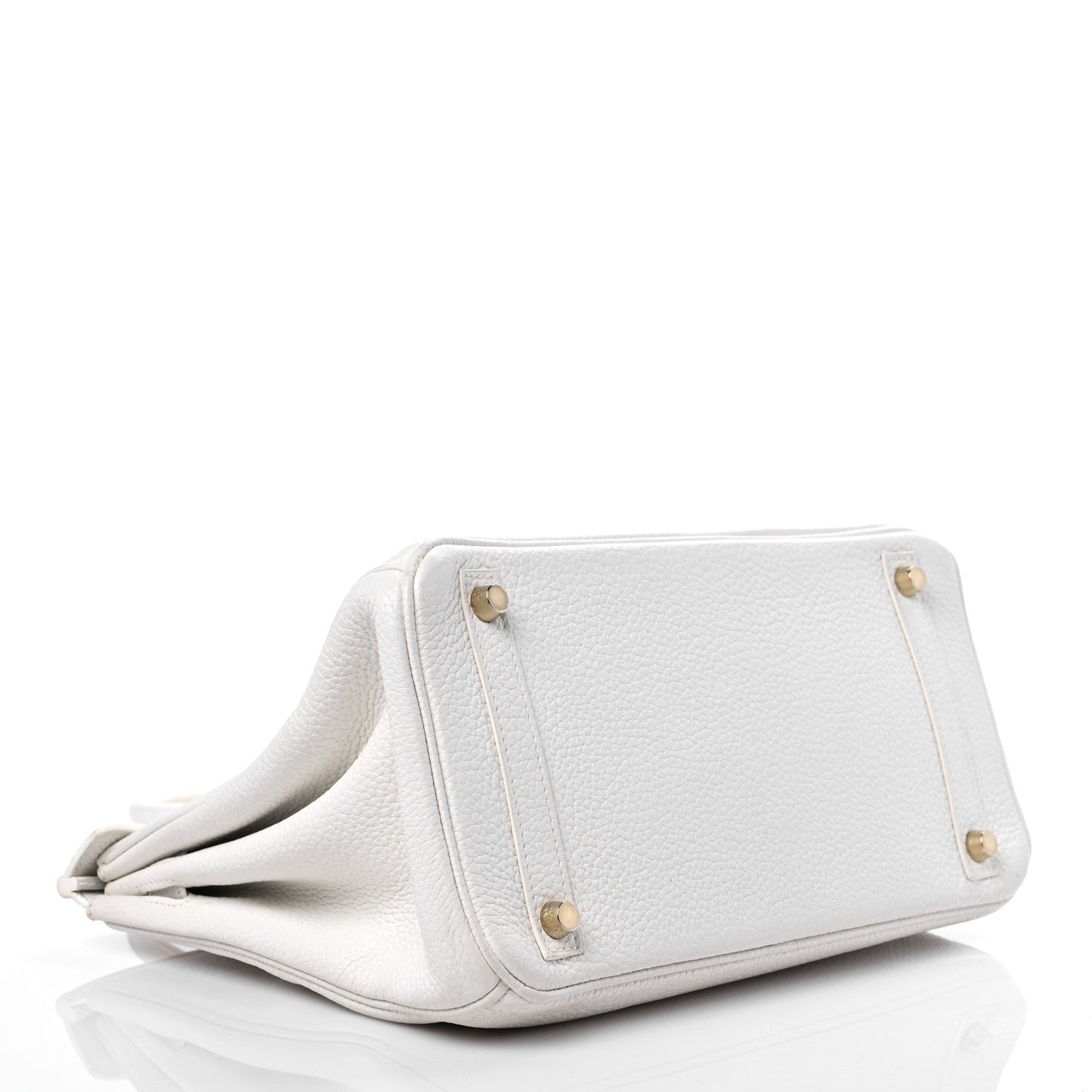 Taurillon Clemence Birkin 30 White