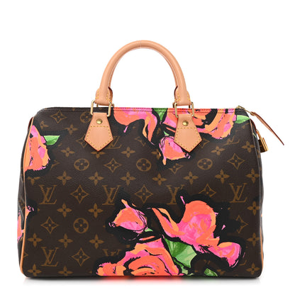 Louis Vuitton Monogram Roses Speedy 30 1 of 8