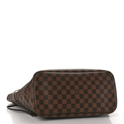 Louis Vuitton Damier Ebene Neo Neverfull MM Rose Ballerine 4 of 9