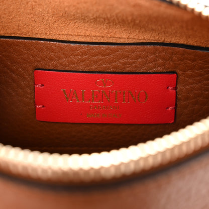 Valentino Garavani Pebbled Calfskin Small Rockstud Flip Lock Shoulder Bag Selleria 7 of 10
