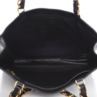 Chanel Lambskin CC Tote Black 5 of 8