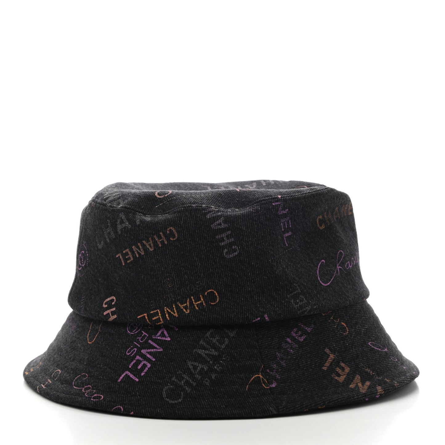 Denim Mood Cloche Bucket Hat M Black