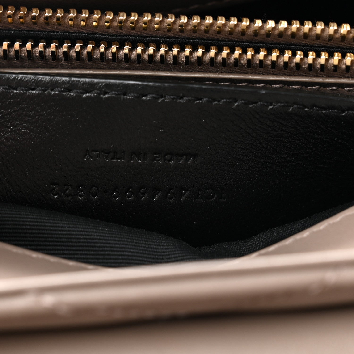Saint Laurent Calfskin Y Quilted Monogram Small Loulou Chain Satchel Greyish Brown 7 of 11
