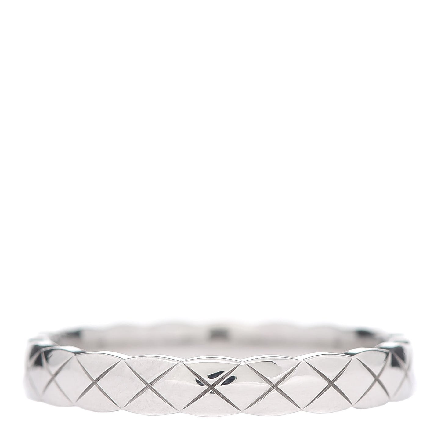 18K White Gold Mini Coco Crush Ring 58 8.25
