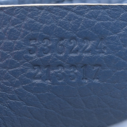 Gucci Pebbled Calfskin Medium Soho Flap Crossbody Caspian 7 of 10