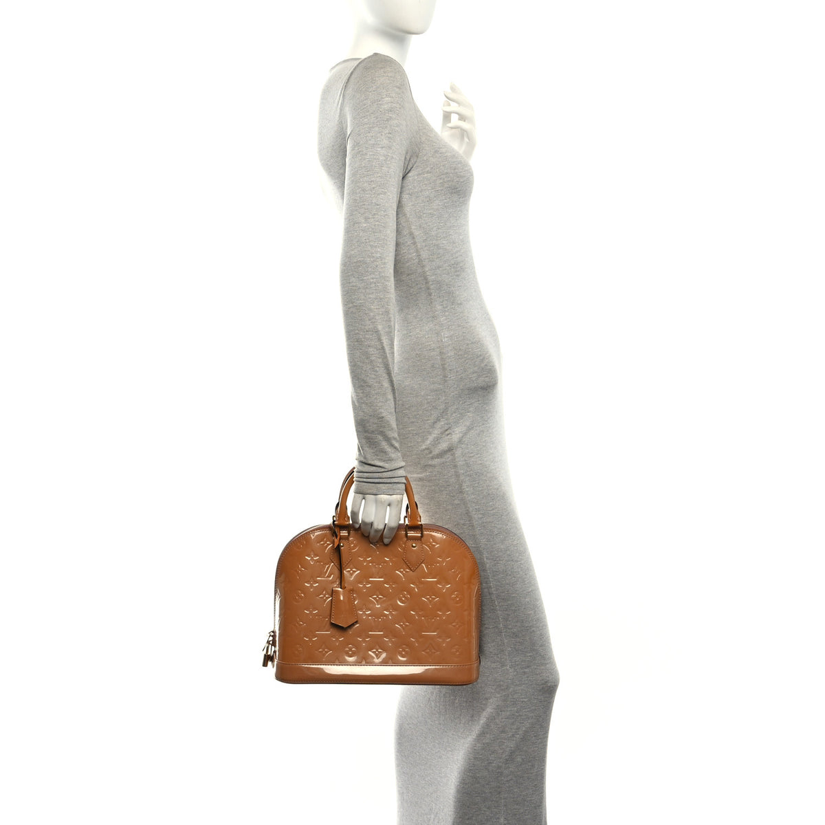 Louis Vuitton Vernis Alma PM Rose Velours 2 of 11