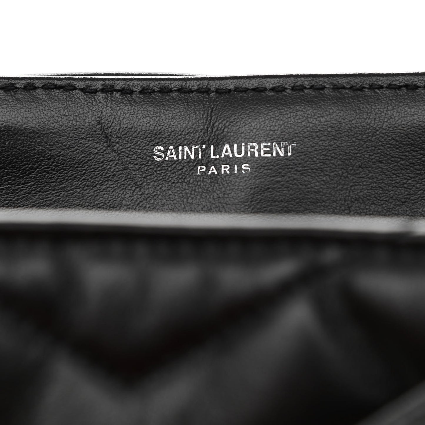 Calfskin Y Quilted Monogram Medium Loulou Backpack Black