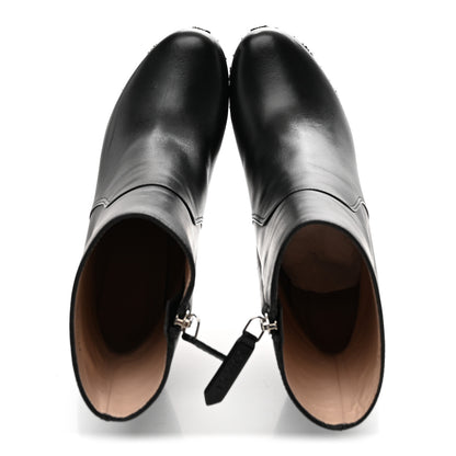 Gucci Nappa Platform Charlotte Ankle Boots 36 Black 2 of 10
