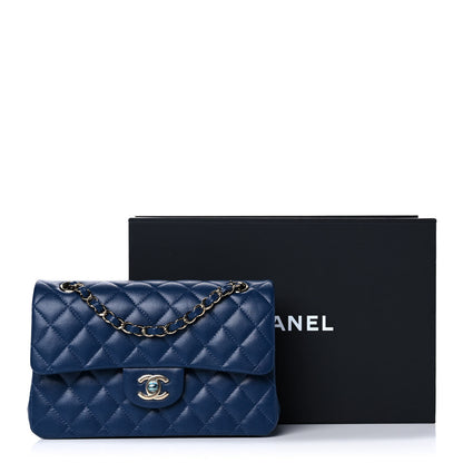 Chanel Caviar Quilted Small Double Flap Blue 13 of 13