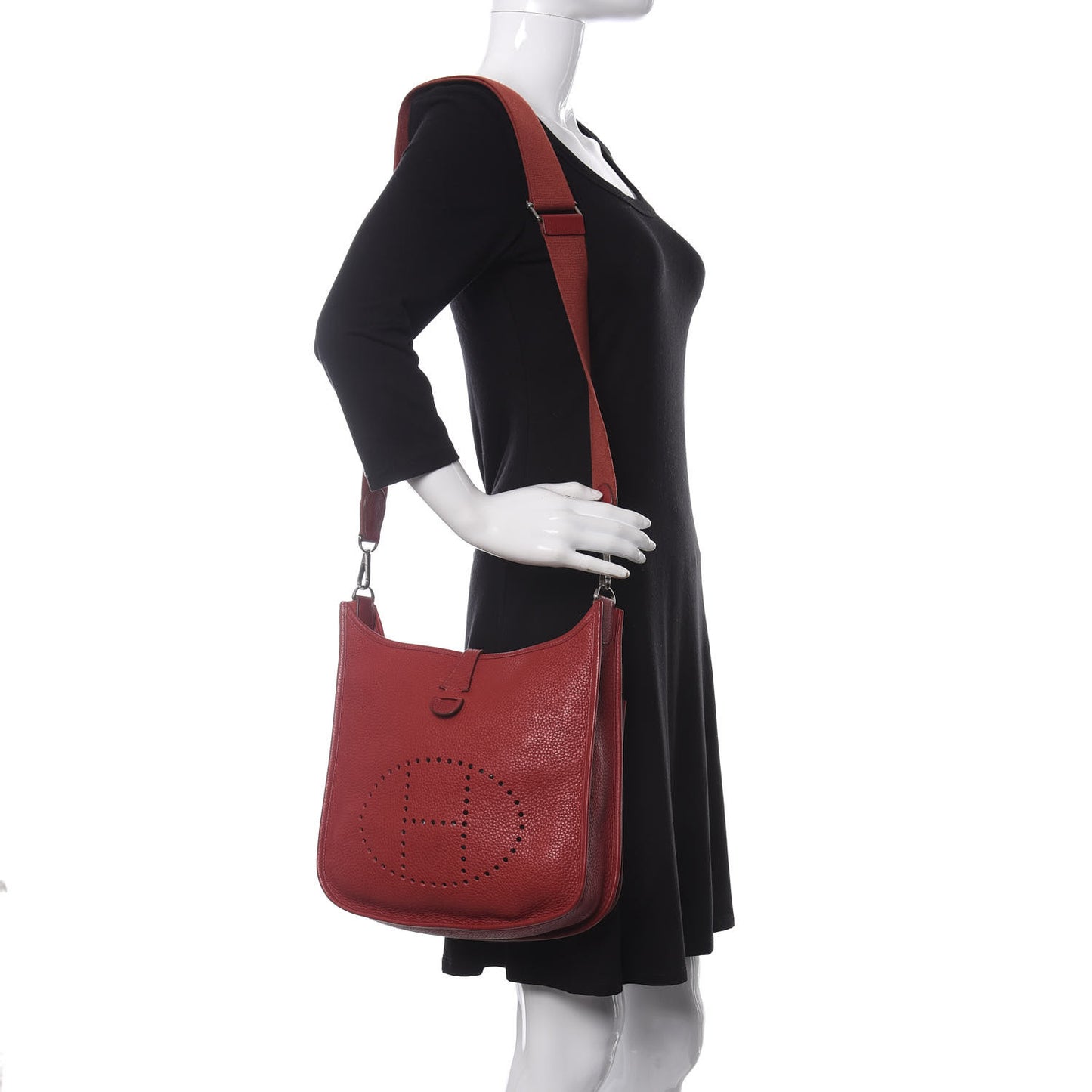 Taurillon Clemence Evelyne III PM Rouge Garance
