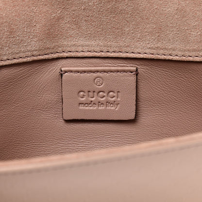 Gucci Patent Microguccissima Small Broadway Clutch Dark Cipria 6 of 7