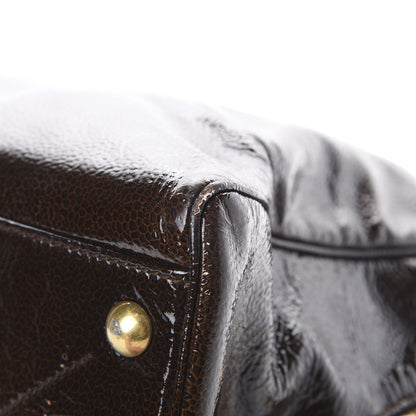 Saint Laurent Patent Medium Majorelle Brown 10 of 16
