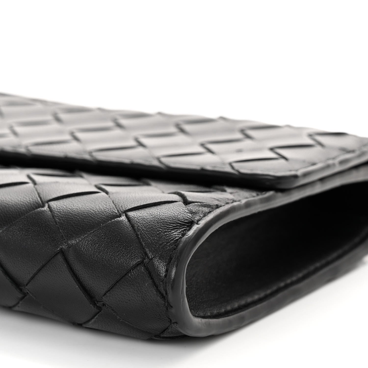 Bottega Veneta Nappa Intrecciato Long Andiamo Top Handle Clutch Black 10 of 10