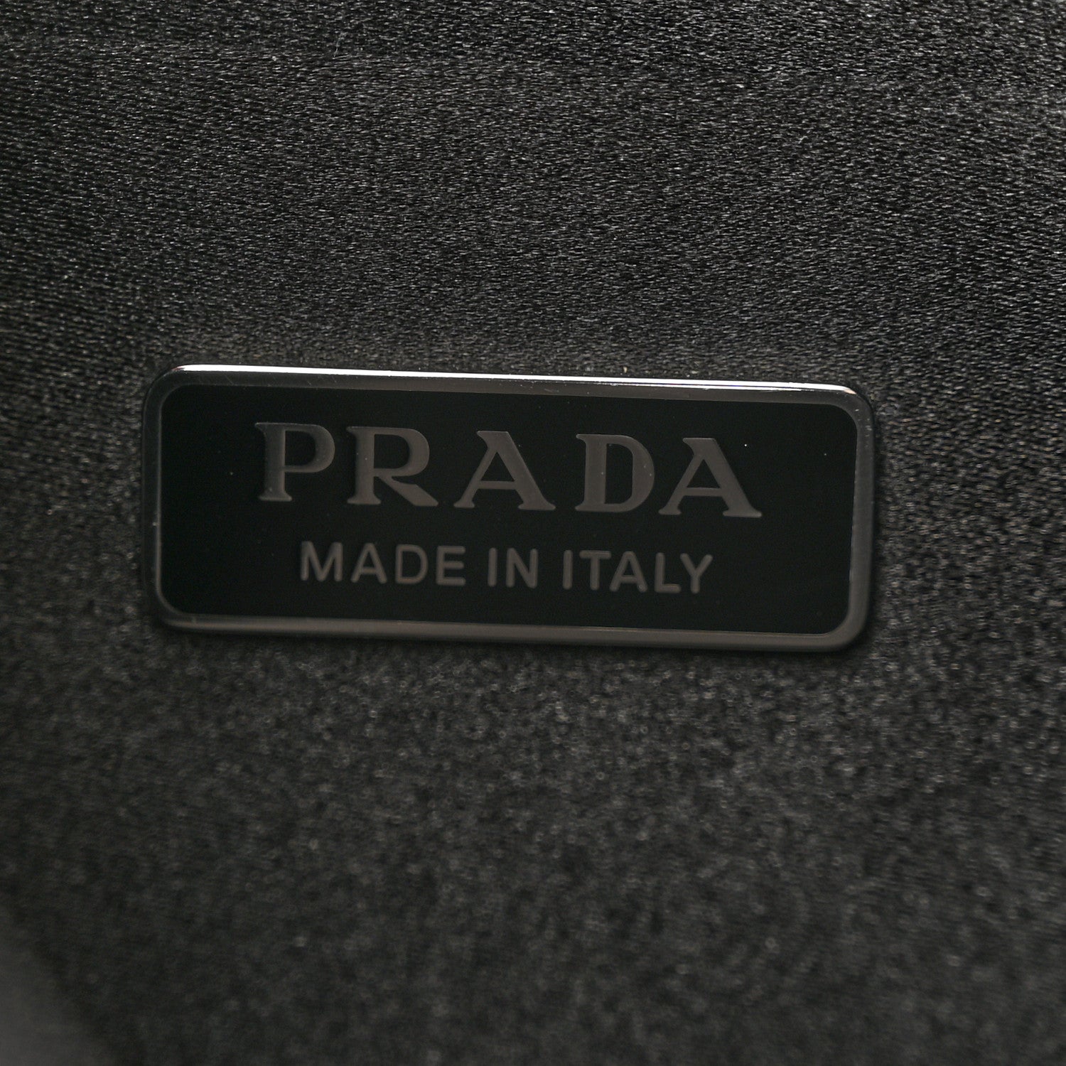 Prada Paillettes Sequin Logo Cleo Adjustable Strap Shoulder Bag Black White 6 of 10