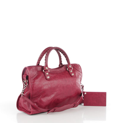 Balenciaga Agneau Giant 12 Silver Hardware City Cassis 3 of 8