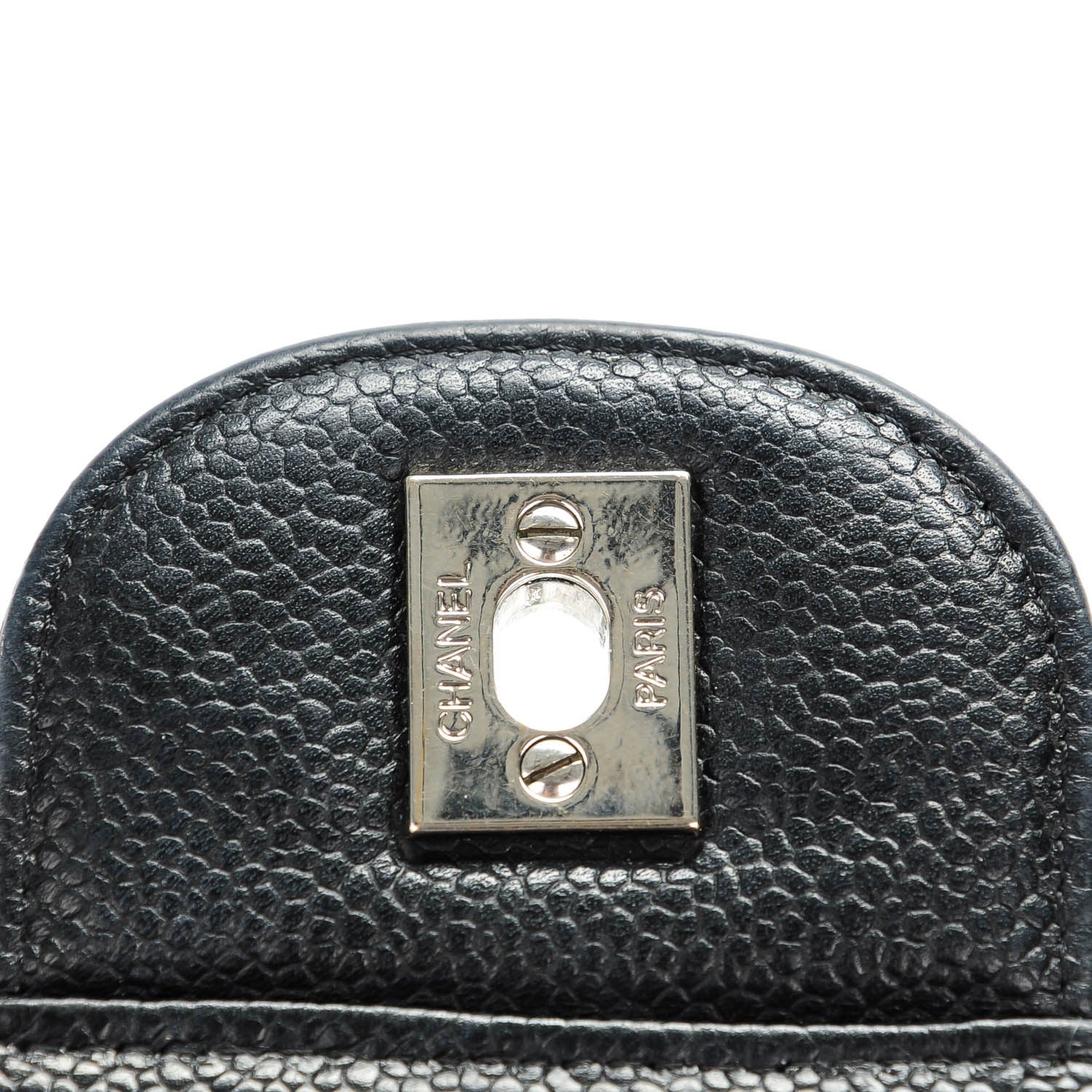 Chanel Caviar Quilted Jumbo Single Flap Black 5 of 9