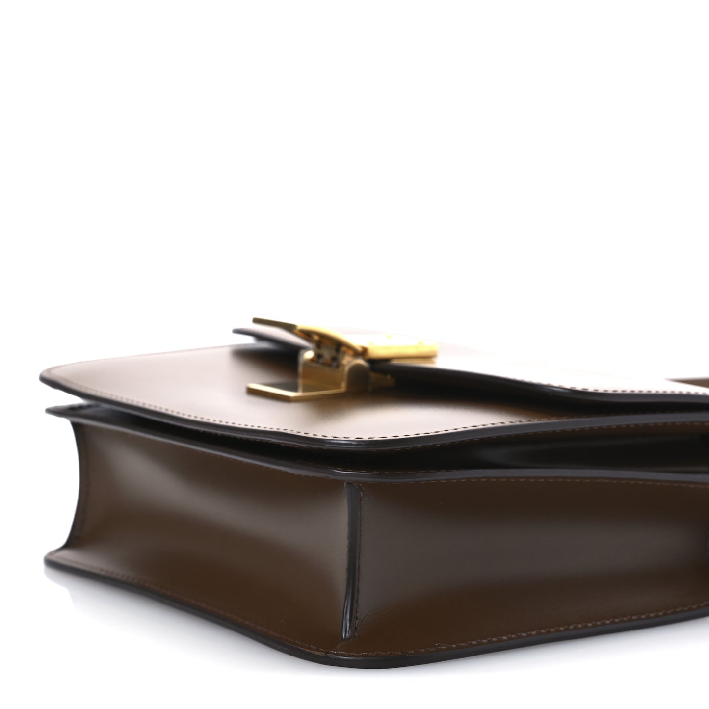Box Calfskin Teen Classic Box Flap Bag Camel