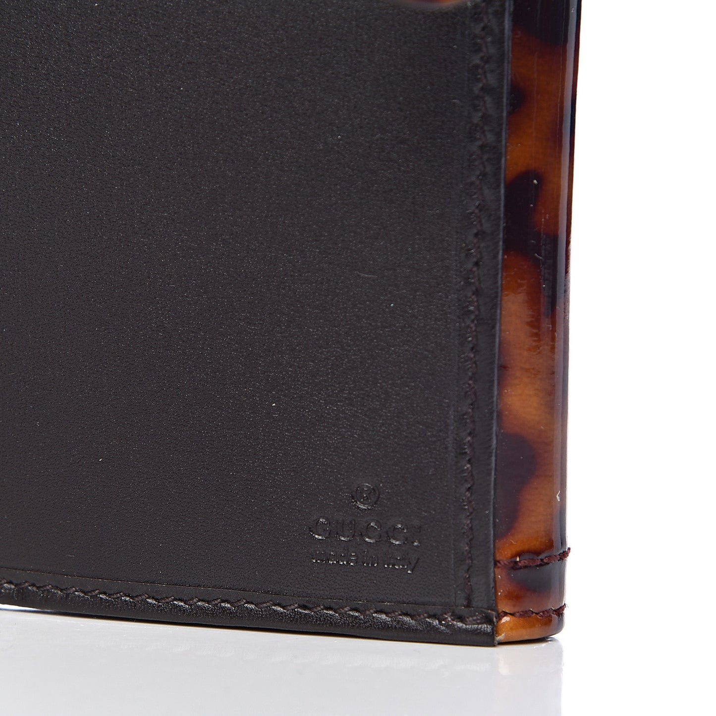 Patent Hysteria Continental Wallet Tortoise Brown