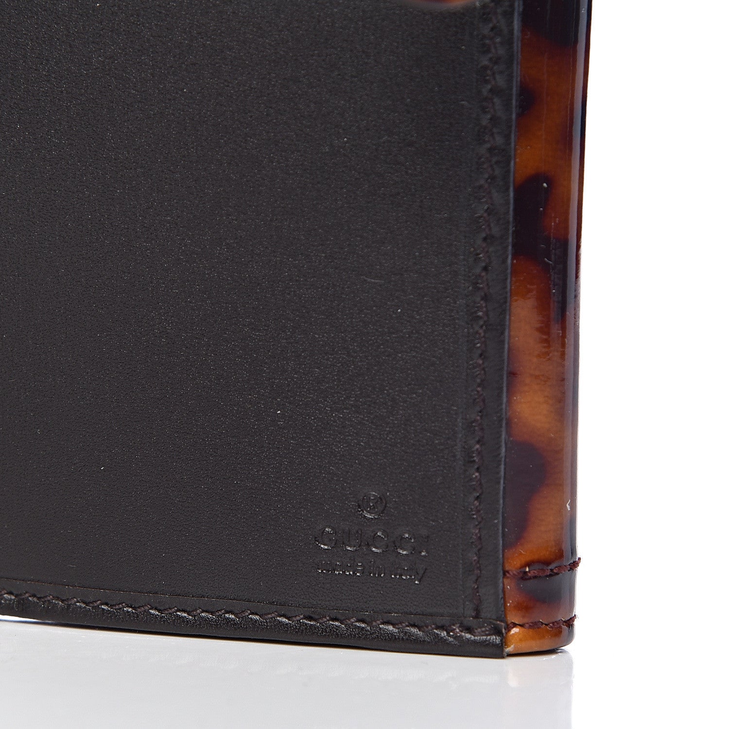 Gucci Patent Hysteria Continental Wallet Tortoise Brown 6 of 8