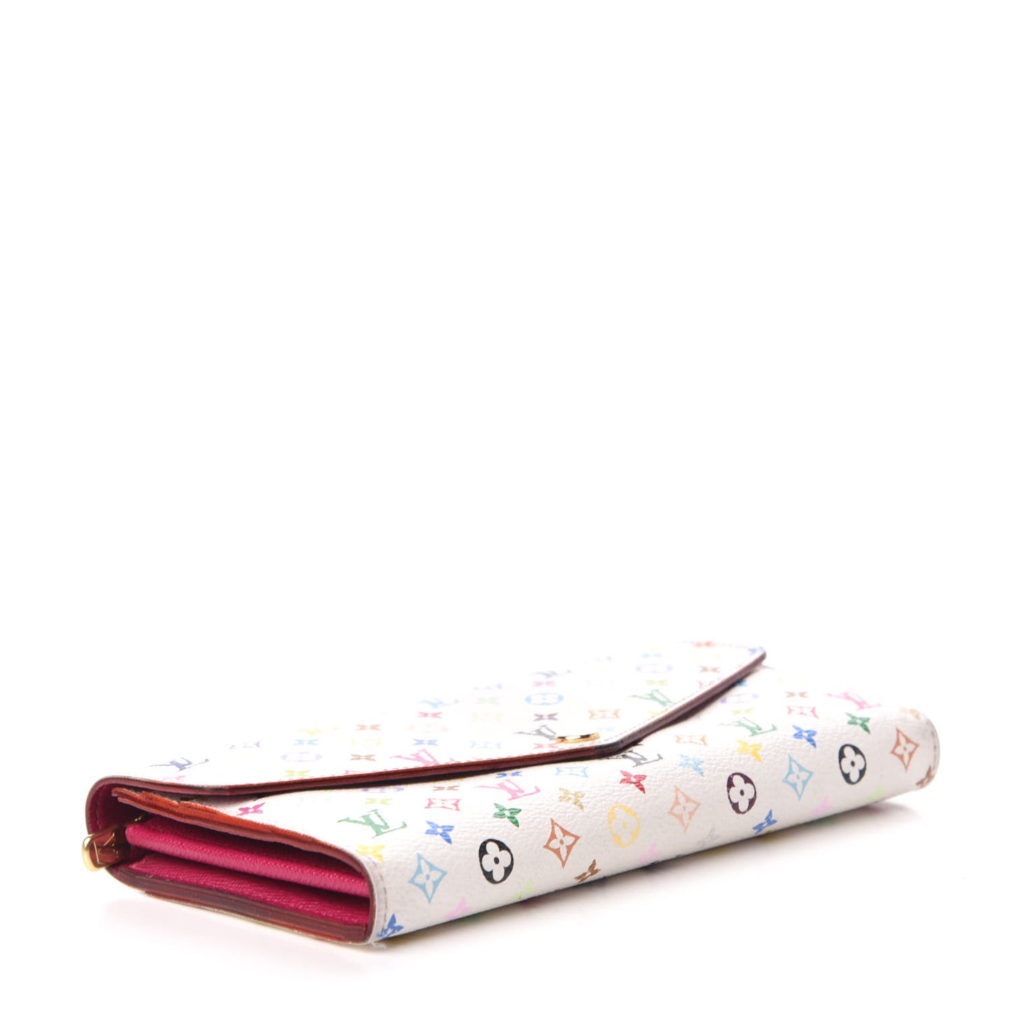 Monogram Multicolor Sarah Wallet NM White Eglantine