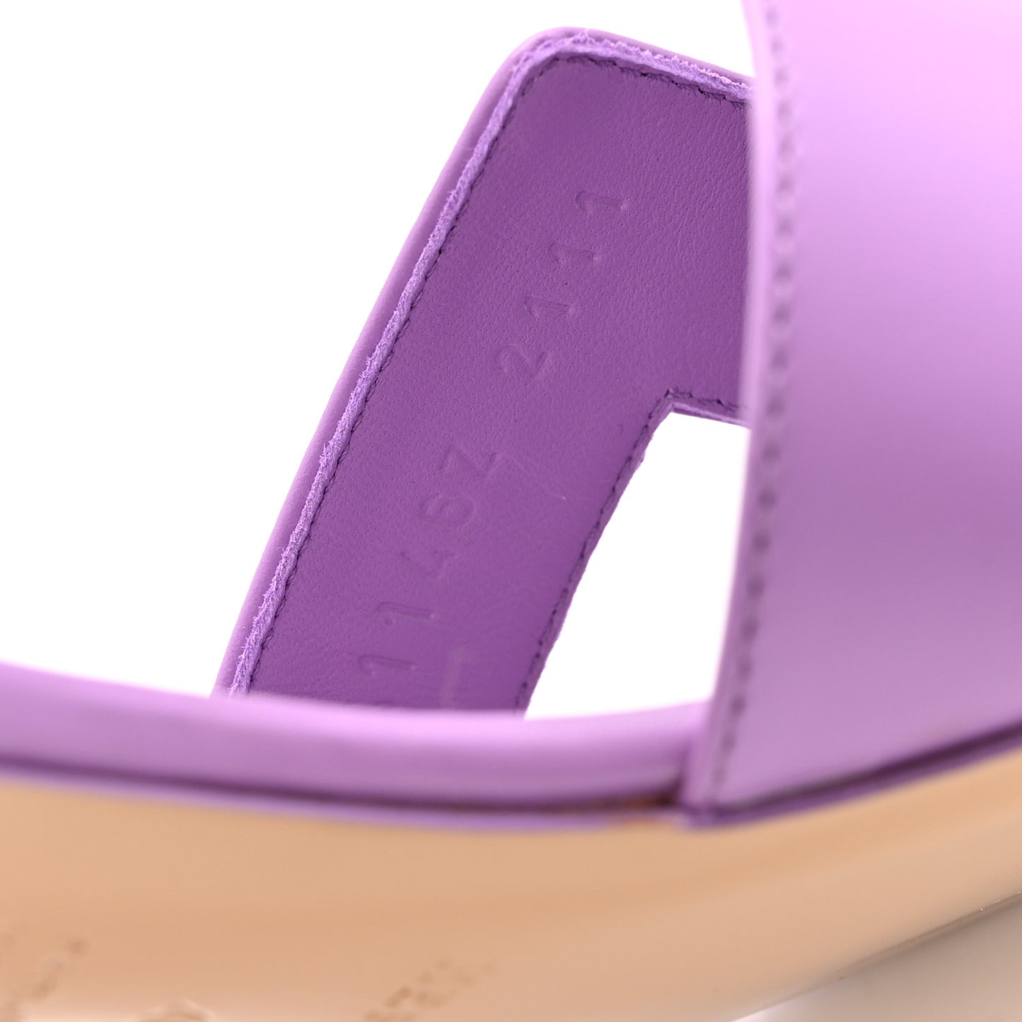 Calfskin Oasis Sandals 40 Violet