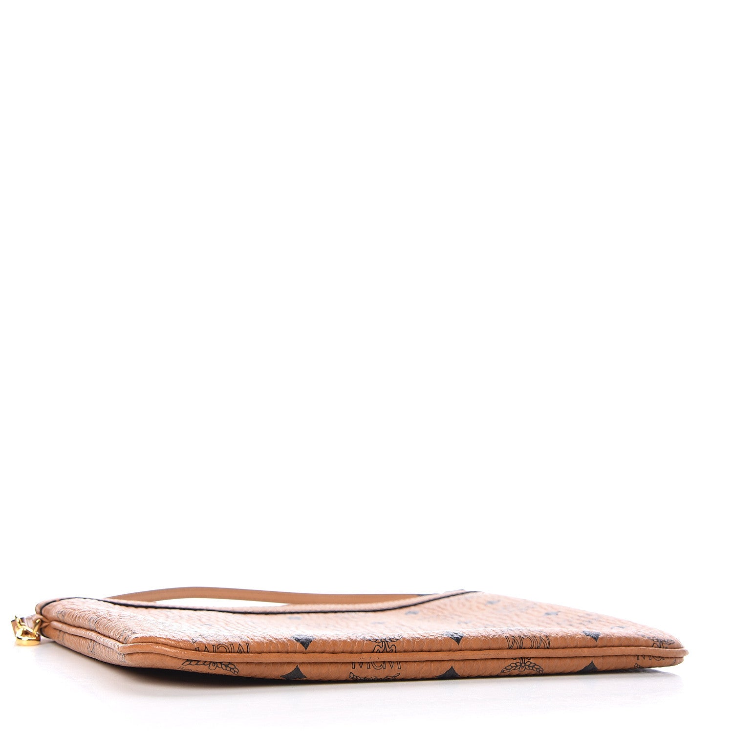 MCM Visetos Medium Stark Wristlet Pouch Cognac 4 of 8