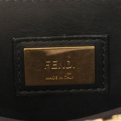 Fendi Vitello Seta Shiny Nappa Medium Peekaboo Iconic Satchel Black 13 of 14