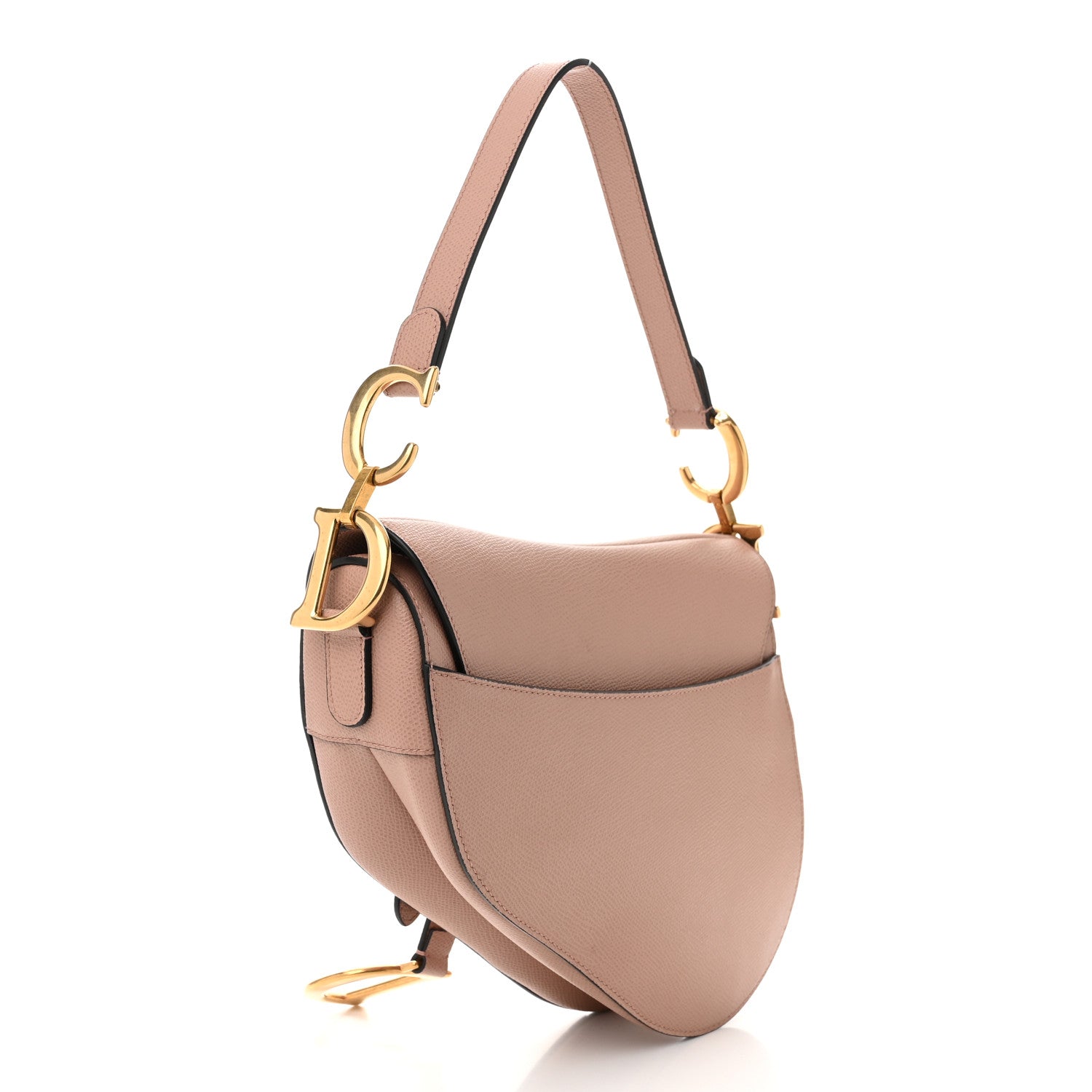 Christian Dior Grained Calfskin Saddle Bag Fard 3 of 10