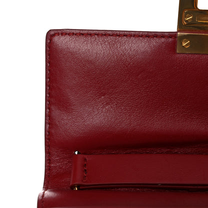 Chloe Calfskin Quilted Mini Drew Bijou Shoulder Bag Red 18 of 22