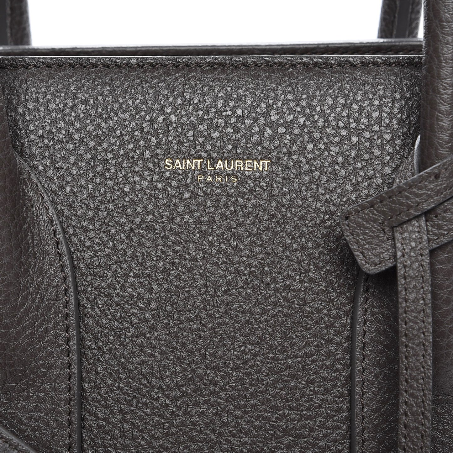 Grained Calfskin Small Sac De Jour Dark Anthracite