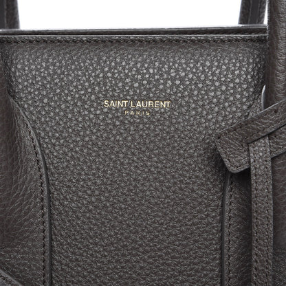 Saint Laurent Grained Calfskin Small Sac De Jour Dark Anthracite 7 of 9