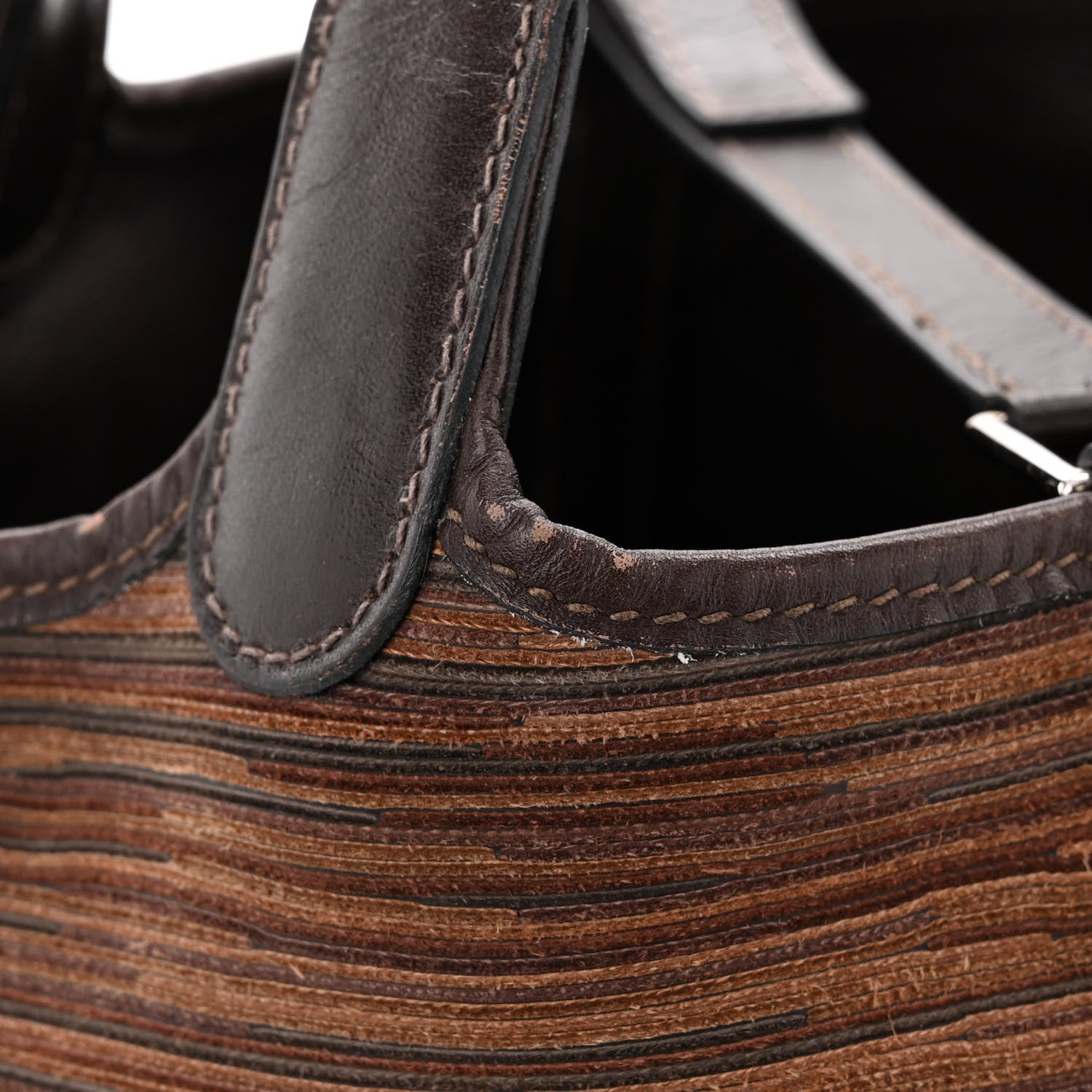 Hermes Box Vibrato Picotin 18 PM Chocolate 10 of 11