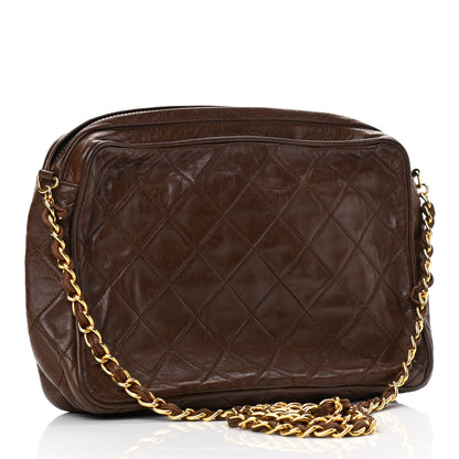 Chanel Lambskin Tassel Camera Case Brown 2 of 16