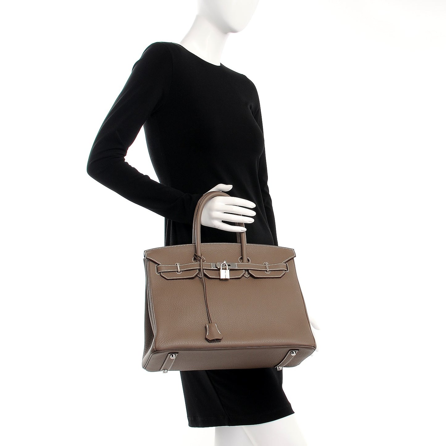 Taurillon Clemence Birkin 35 Etoupe